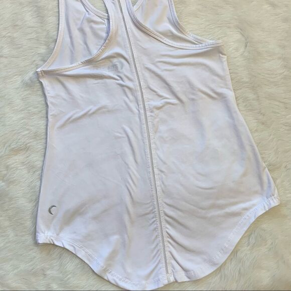 Zyia Active White Workout Tank Top Womens Small Effortless Copper Technology - Picture 5 of 6